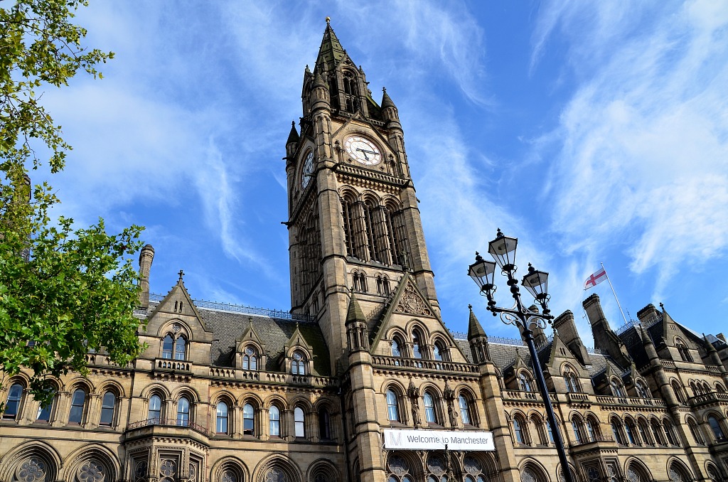 Manchester Town Hall jigsaw puzzle in Street View puzzles on TheJigsawPuzzles.com