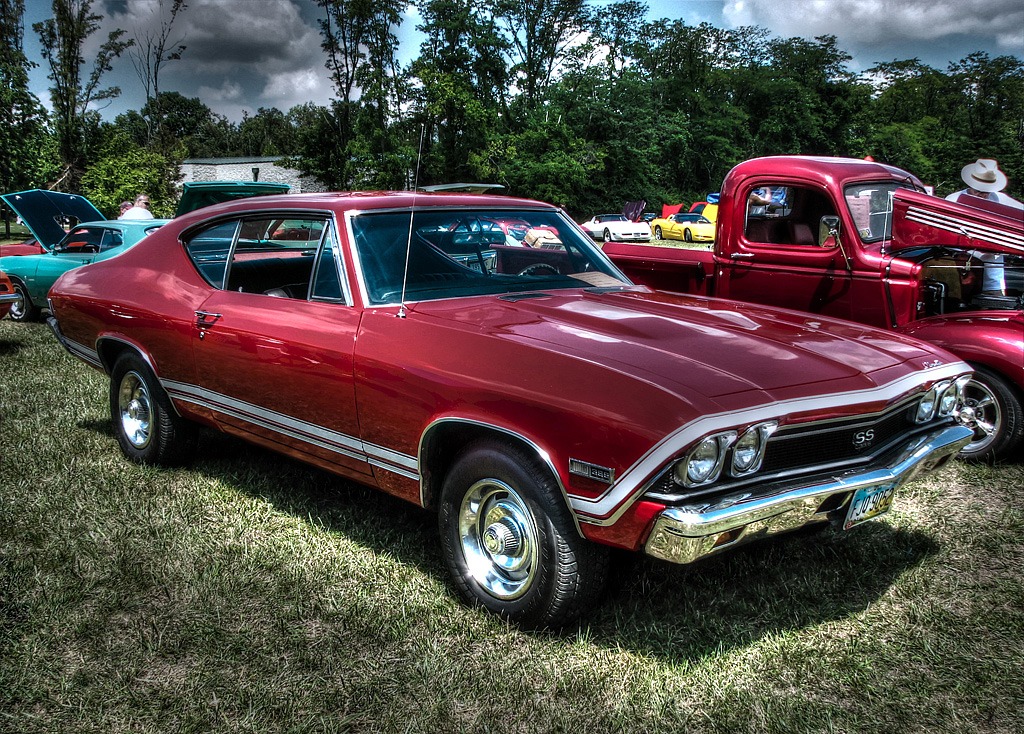 1968 Chevrolet Chevelle jigsaw puzzle in Carros & Motos puzzles on TheJigsawPuzzles.com