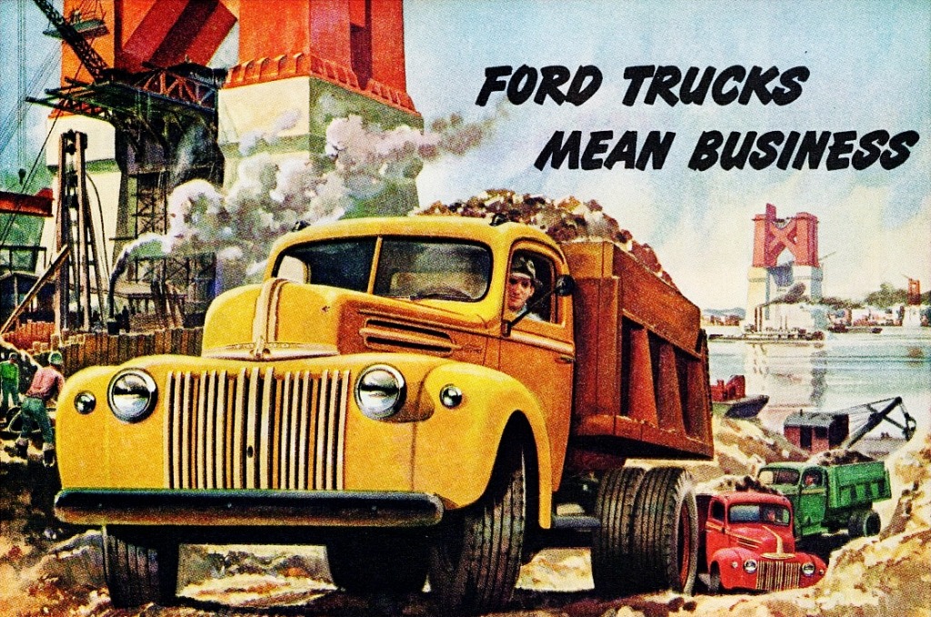1946 Ford Dump Truck jigsaw puzzle in Cars & Bikes puzzles on TheJigsawPuzzles.com