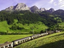 Swiss Train on the GoldenPass Line