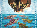 Cat and Fish Quilt
