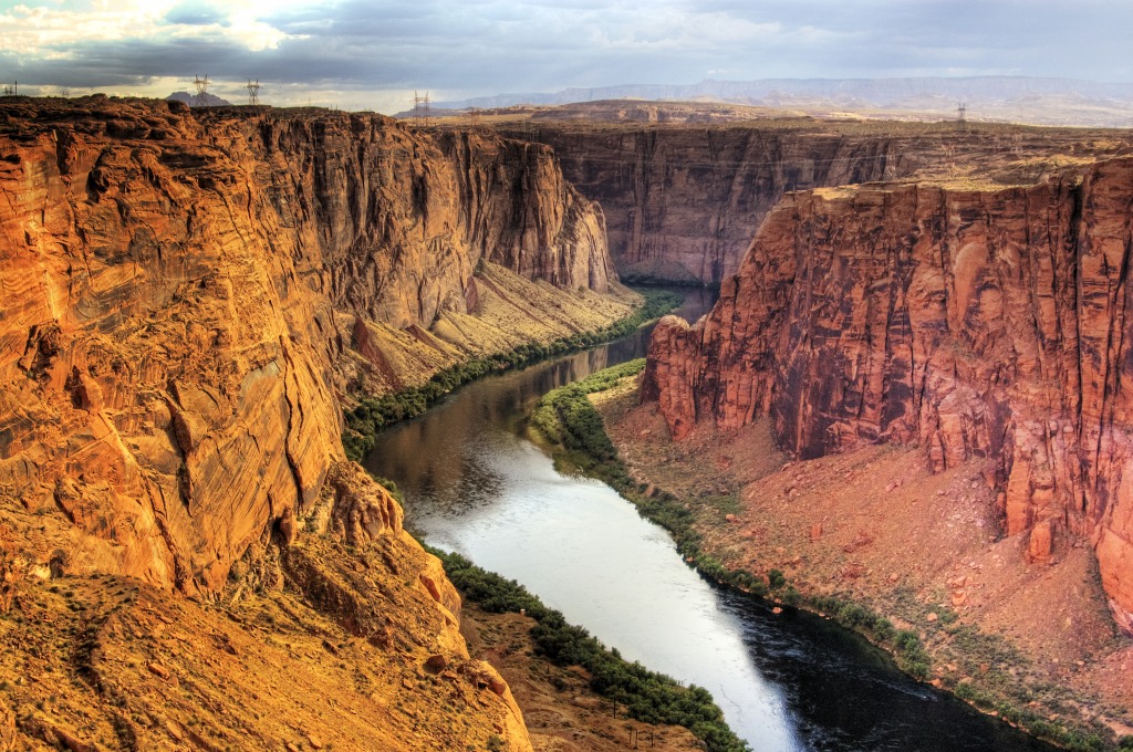 Colorado River below Glen Canyon Dam jigsaw puzzle in Great Sightings puzzles on TheJigsawPuzzles.com