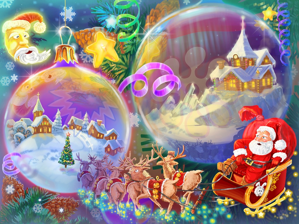 Merry Christmas! jigsaw puzzle in Пазл дня puzzles on TheJigsawPuzzles.com