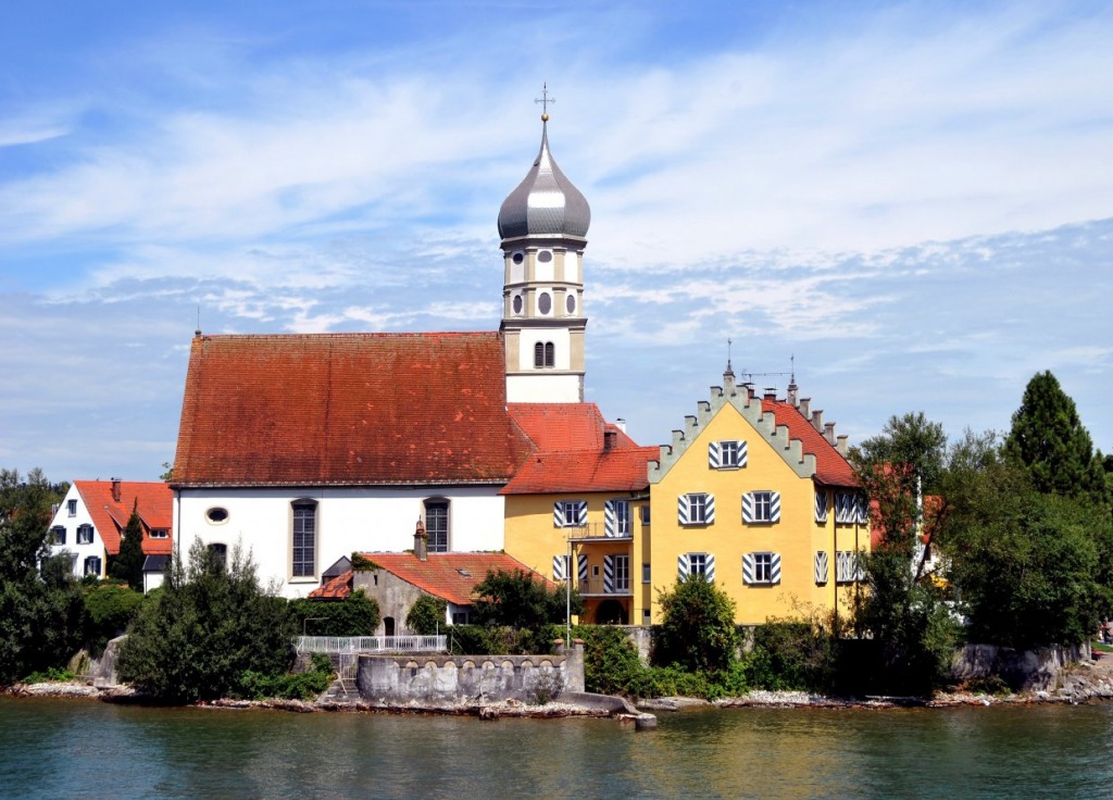 St. George Church, Lake Constance, Germany jigsaw puzzle in Puzzle of the Day puzzles on TheJigsawPuzzles.com
