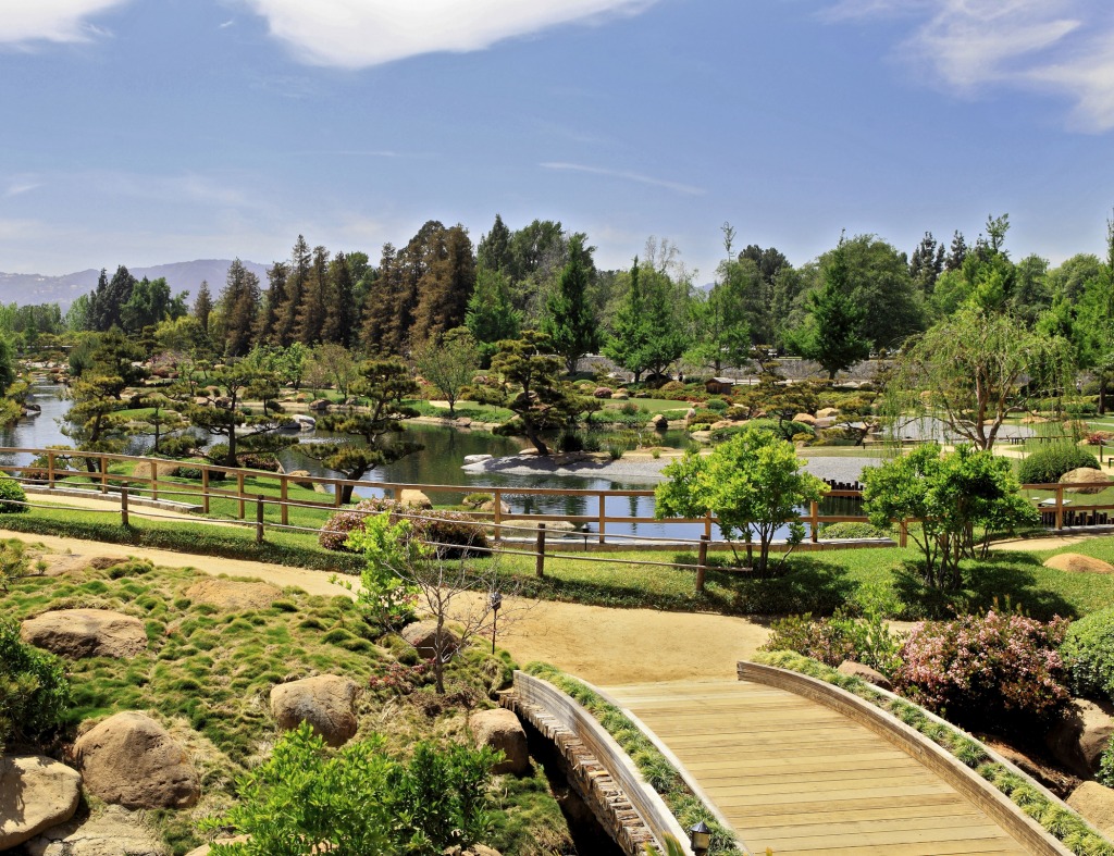 Japanischer Garten in Van Nuys, Kalifornien jigsaw puzzle in Großartige Landschaften puzzles on TheJigsawPuzzles.com