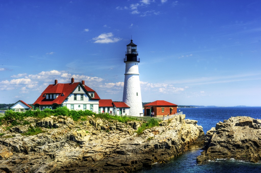 Portland Head Lighthouse jigsaw puzzle in Great Sightings puzzles on TheJigsawPuzzles.com