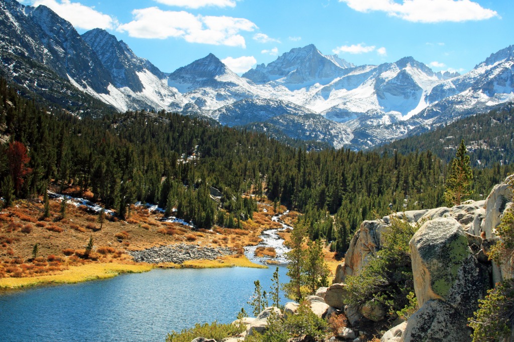 Little Lakes Valley, California jigsaw puzzle in Puzzle of the Day puzzles on TheJigsawPuzzles.com