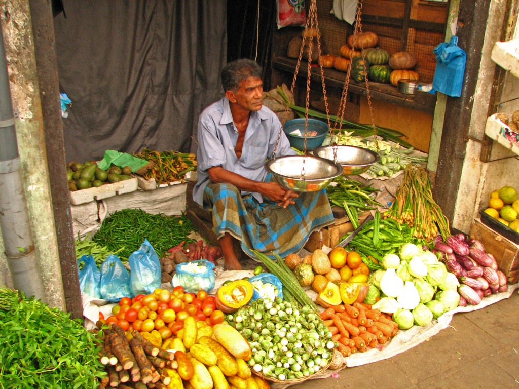 Veggie-Laden in Kandy, Sri Lanka jigsaw puzzle in Obst & Gemüse puzzles on TheJigsawPuzzles.com