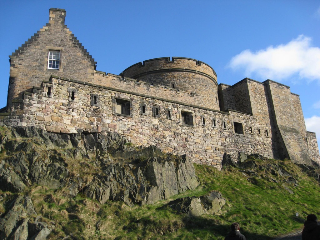 Die Burg Edinburgh Castle jigsaw puzzle in Schlösser puzzles on TheJigsawPuzzles.com