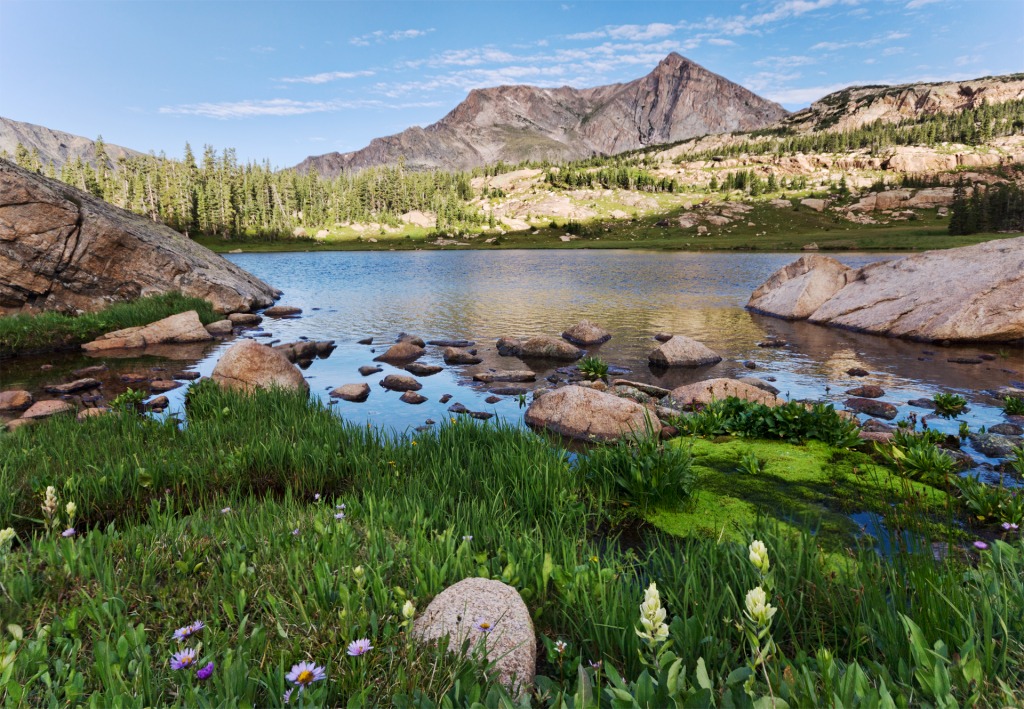 Mt. Alice above lower Lion Lake jigsaw puzzle in Great Sightings puzzles on TheJigsawPuzzles.com