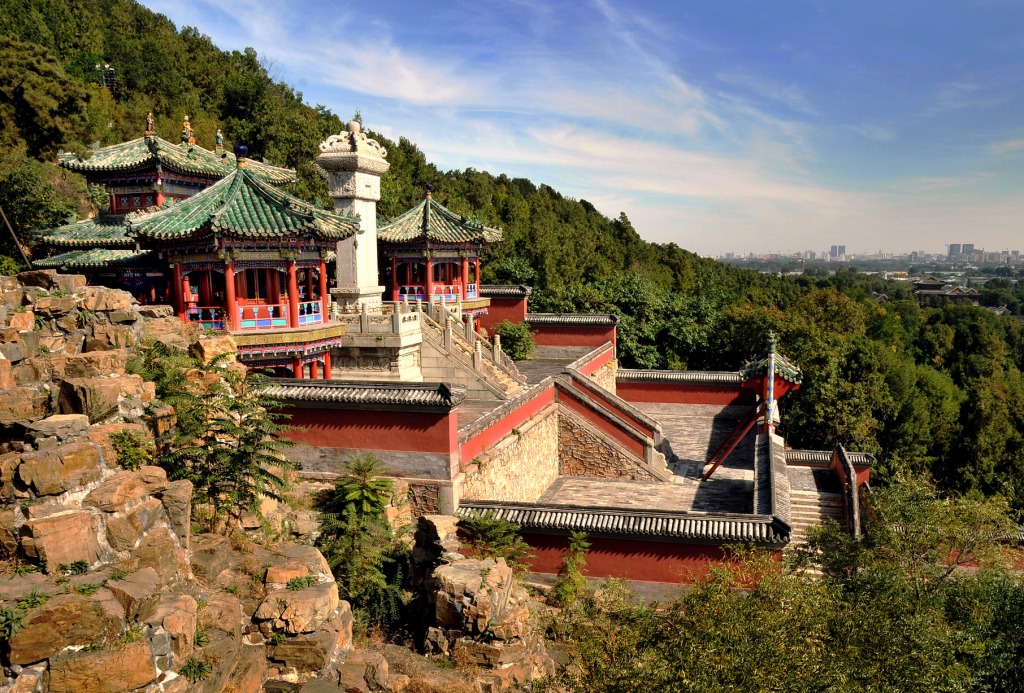 Sommerpalast, Peking, China jigsaw puzzle in Schlösser puzzles on TheJigsawPuzzles.com