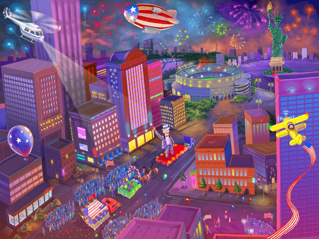 The 4th of July jigsaw puzzle in Puzzle of the Day puzzles on TheJigsawPuzzles.com