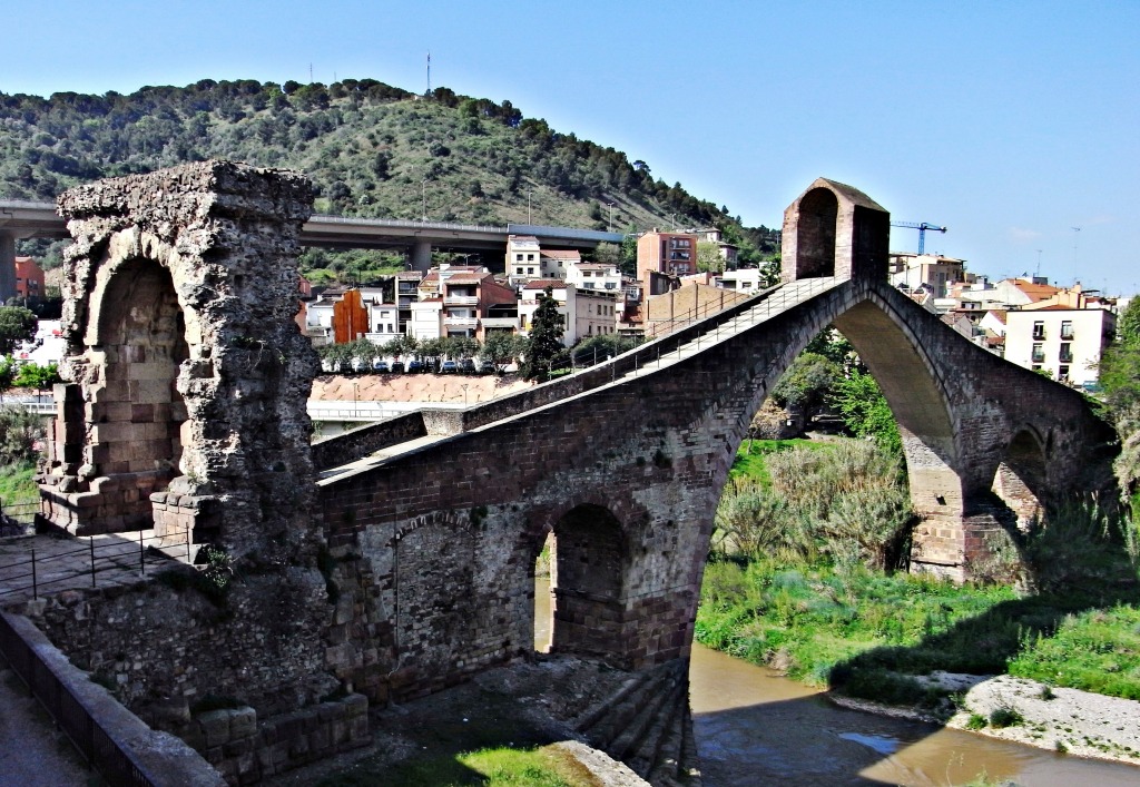 Pont del Diable, Martorell, Catalonia, Spain jigsaw puzzle in Bridges puzzles on TheJigsawPuzzles.com