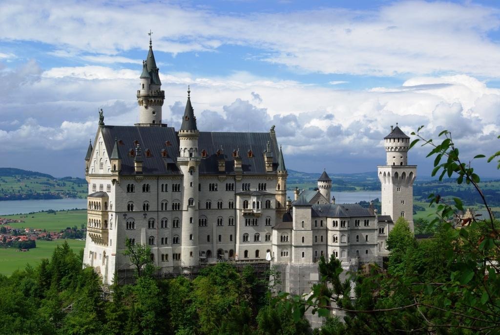 Castelo de Neuschwanstein, Baviera jigsaw puzzle in Quebra-Cabeça do Dia puzzles on TheJigsawPuzzles.com
