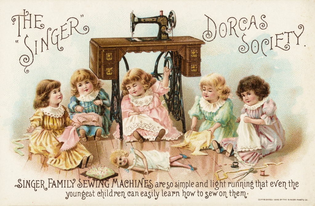 Singer Family Sewing Machines jigsaw puzzle in Handmade puzzles on TheJigsawPuzzles.com
