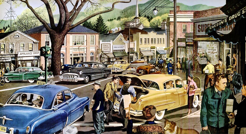 Anúncio de 1950: GM - Chave para uma Vida Mais Rica jigsaw puzzle in Quebra-Cabeça do Dia puzzles on TheJigsawPuzzles.com