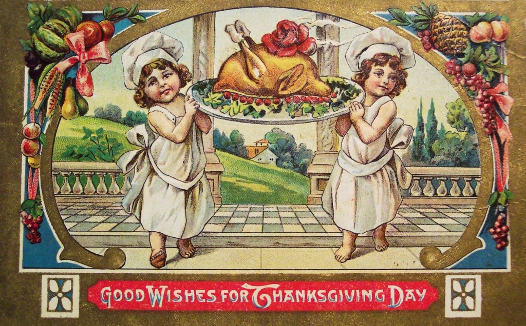 Good Wishes for Thanksgiving Day jigsaw puzzle in Food & Bakery puzzles on TheJigsawPuzzles.com