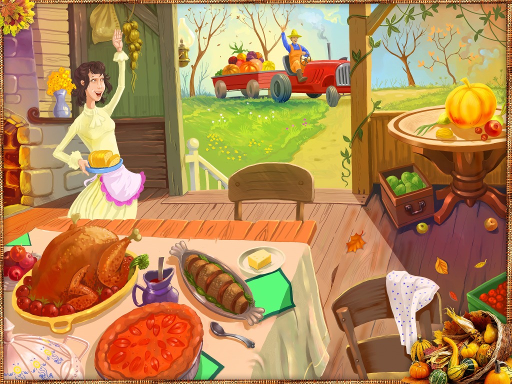 Good Wishes for Thanksgiving Day jigsaw puzzle in Kids Puzzles puzzles on TheJigsawPuzzles.com