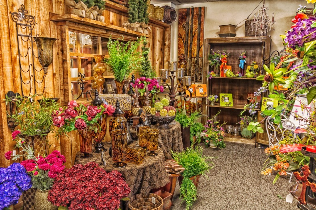 Местный цветочный магазин в Эдмонде, Оклахома jigsaw puzzle in Цветы puzzles on TheJigsawPuzzles.com