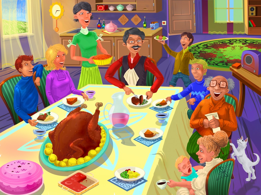 Happy Thanksgiving! jigsaw puzzle in Puzzle du jour puzzles on TheJigsawPuzzles.com