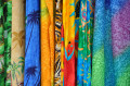 Colorful Cloth on Caribbean Island of St. Martin