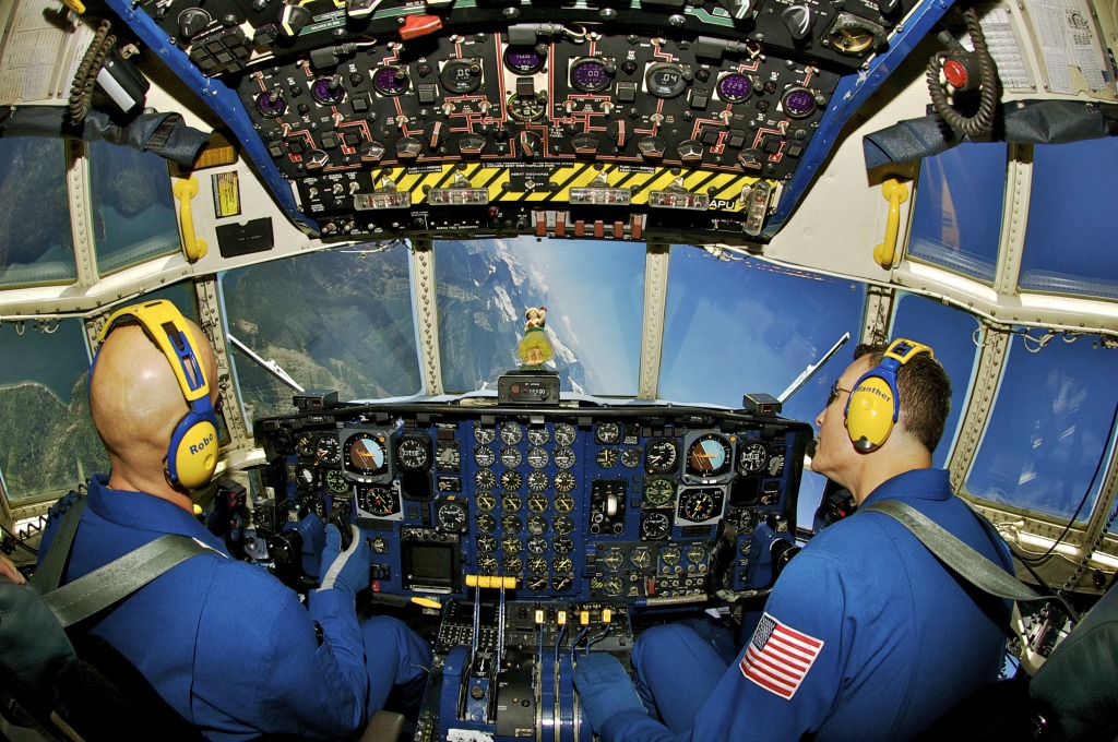 Marine Pilots over Glacier National Park jigsaw puzzle in People puzzles on TheJigsawPuzzles.com