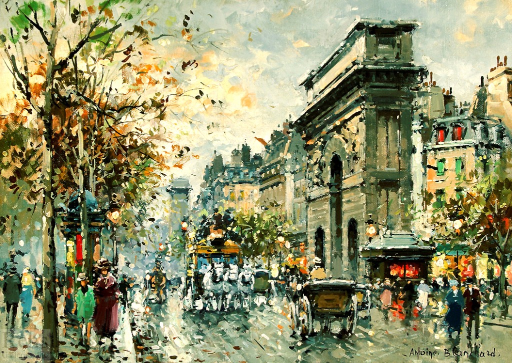 Porte Saint-Martin jigsaw puzzle in Chefs d'oeuvres puzzles on TheJigsawPuzzles.com