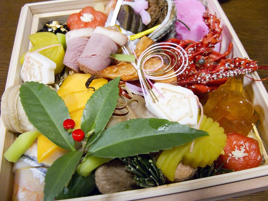 Japanese New Year Cuisine jigsaw puzzle in Food & Bakery puzzles on TheJigsawPuzzles.com