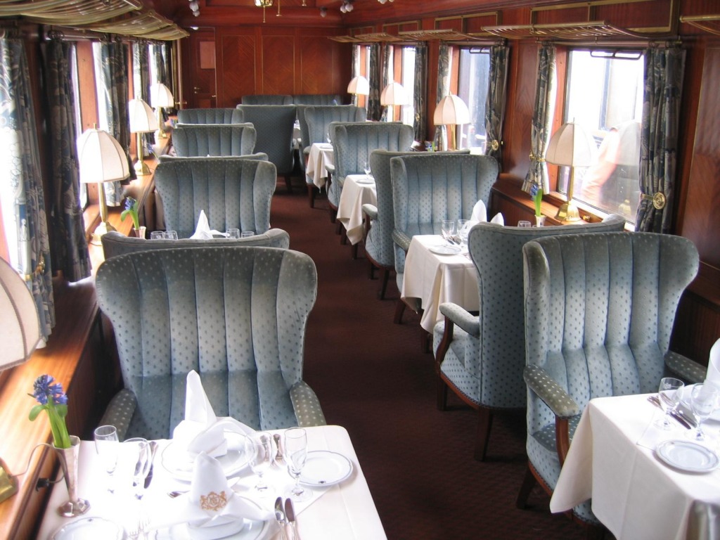 The Private Orient Express Train jigsaw puzzle in Puzzle of the Day puzzles on TheJigsawPuzzles.com