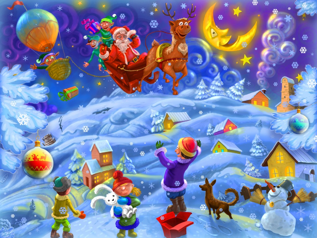 Merry Christmas! jigsaw puzzle in Puzzle of the Day puzzles on TheJigsawPuzzles.com