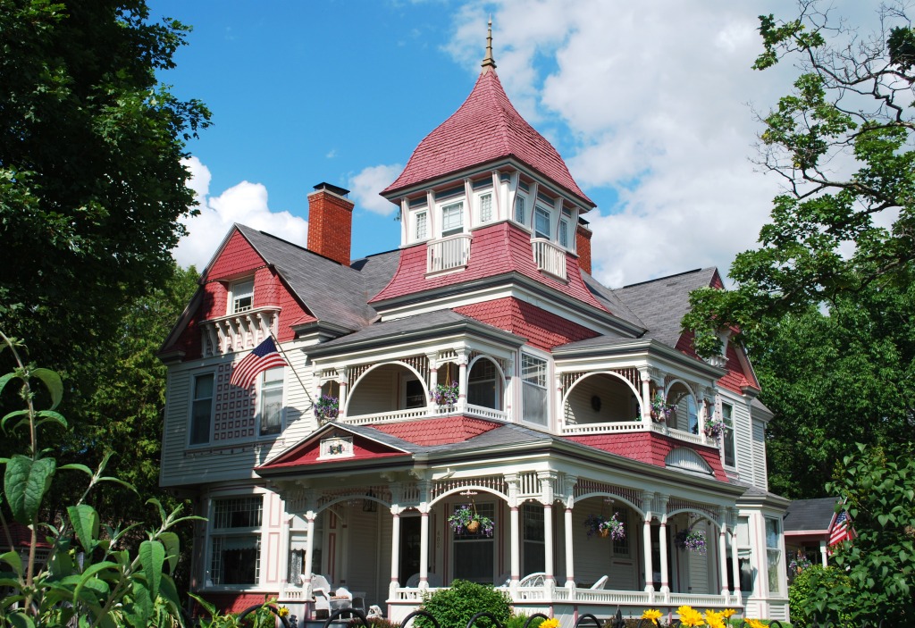 Richardi House Grand Victorian jigsaw puzzle in Puzzle of the Day puzzles on TheJigsawPuzzles.com