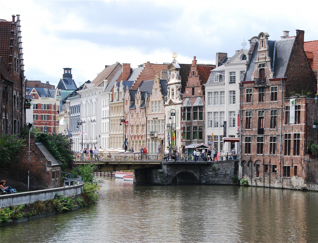 Gand, Belgique jigsaw puzzle in Ponts puzzles on TheJigsawPuzzles.com