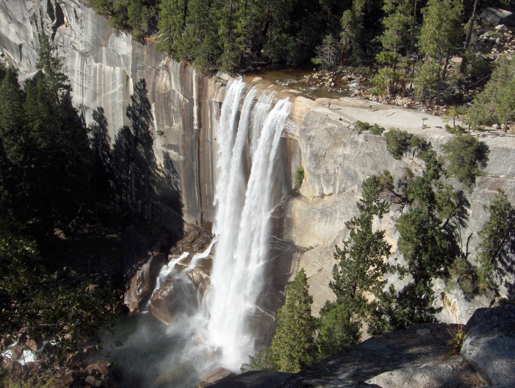 Vernal Fall jigsaw puzzle in Waterfalls puzzles on TheJigsawPuzzles.com