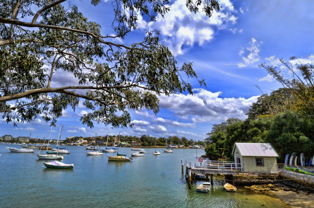 Boathouse in Manning, Australia jigsaw puzzle in Street View puzzles on TheJigsawPuzzles.com