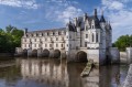 Chenonceau Castle on the Cher River, France
