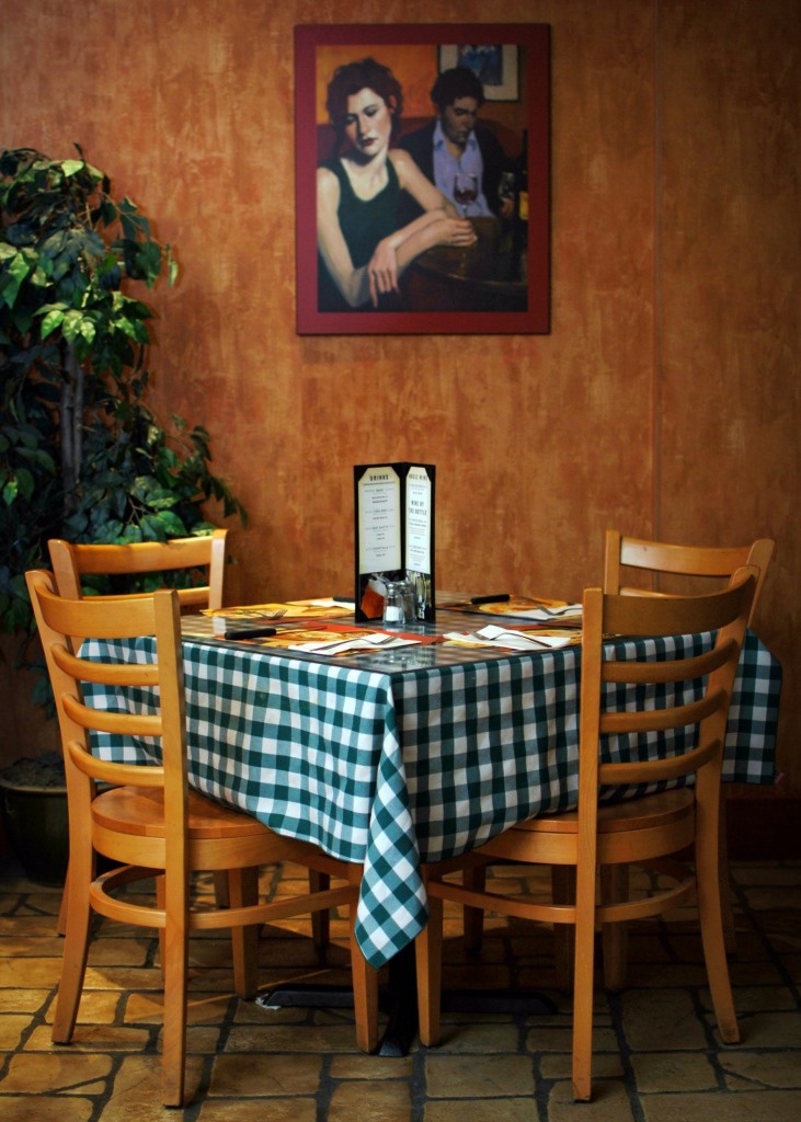 A Table For Two jigsaw puzzle in Food & Bakery puzzles on TheJigsawPuzzles.com
