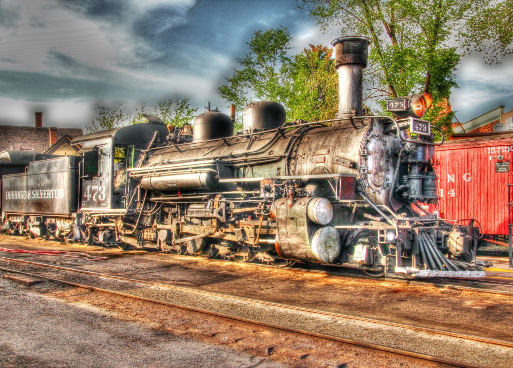 Durango Silverton Railroad jigsaw puzzle in Puzzle of the Day puzzles on TheJigsawPuzzles.com