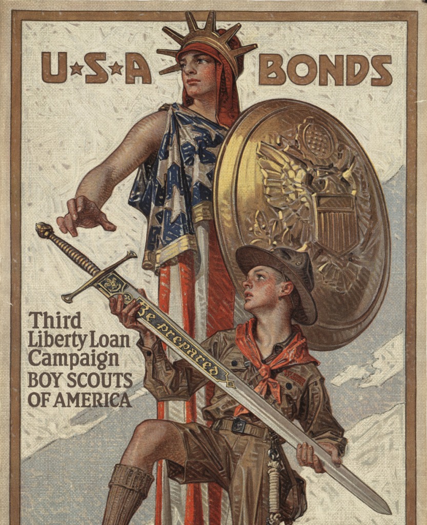 Waffen für Freiheit. U.S.A. Bonds jigsaw puzzle in Geld puzzles on TheJigsawPuzzles.com