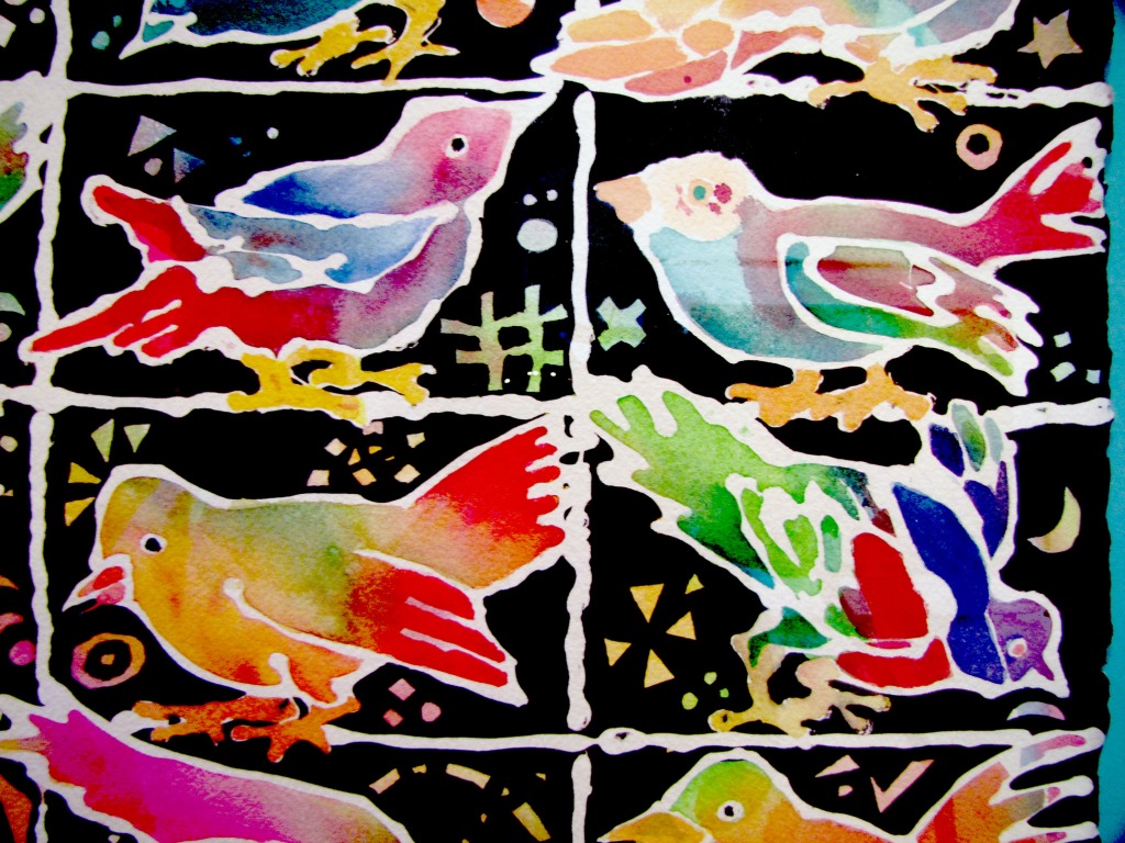 Birds of a Feather jigsaw puzzle in Handmade puzzles on TheJigsawPuzzles.com