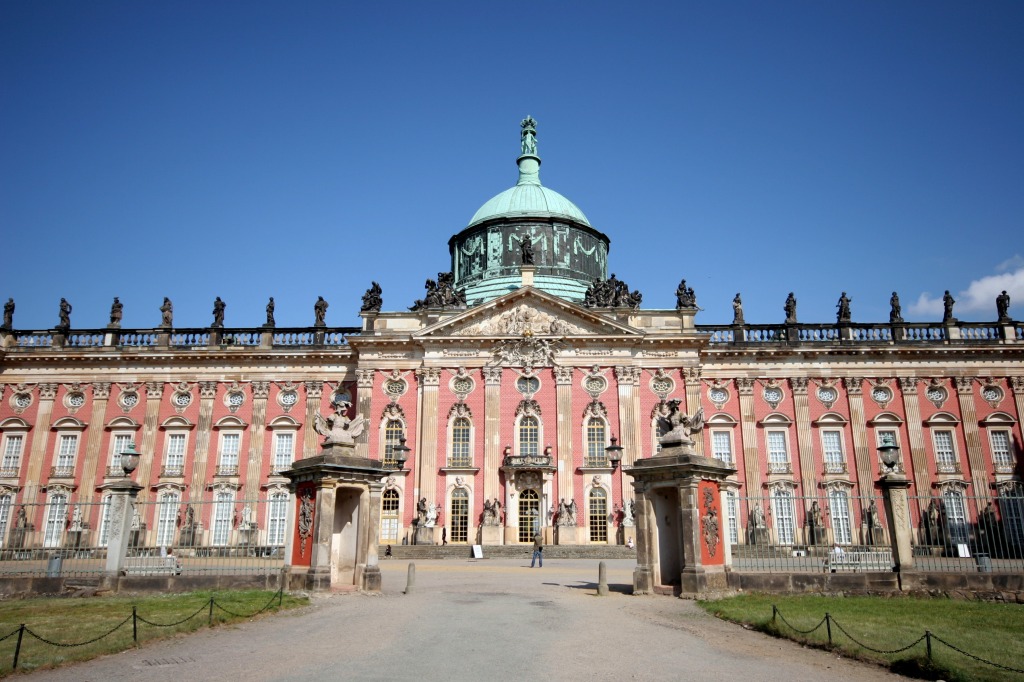 Sanssouci Park and Palace, Germany jigsaw puzzle in Castles puzzles on TheJigsawPuzzles.com