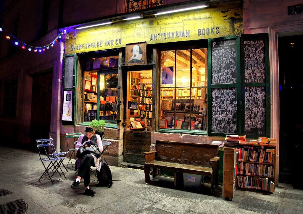 Shakespeare & Co Books, Paris jigsaw puzzle in Street View puzzles on TheJigsawPuzzles.com