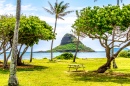 View from Kualoa Beach Park, Hawaii
