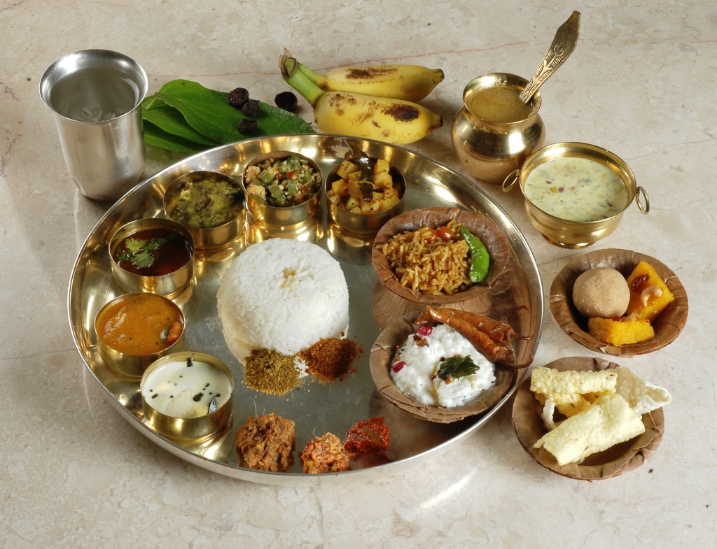 Vegetarian Meal Andhra style jigsaw puzzle in Food & Bakery puzzles on TheJigsawPuzzles.com