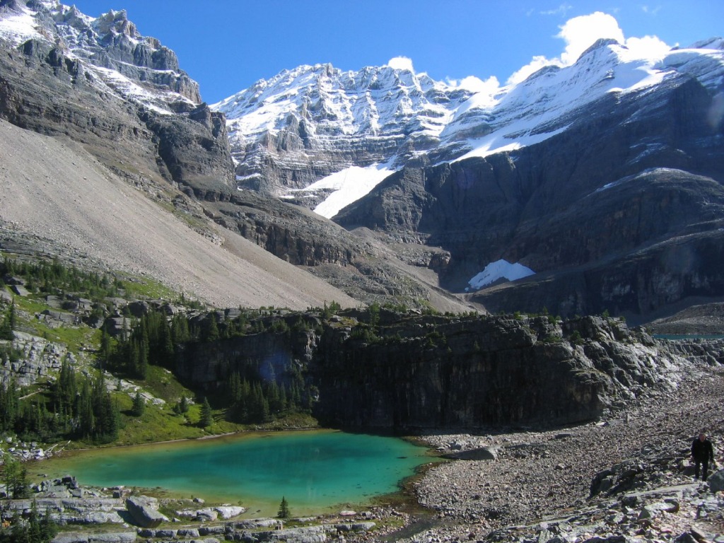 Lake Lefroy and Mt Lefroy jigsaw puzzle in Great Sightings puzzles on TheJigsawPuzzles.com