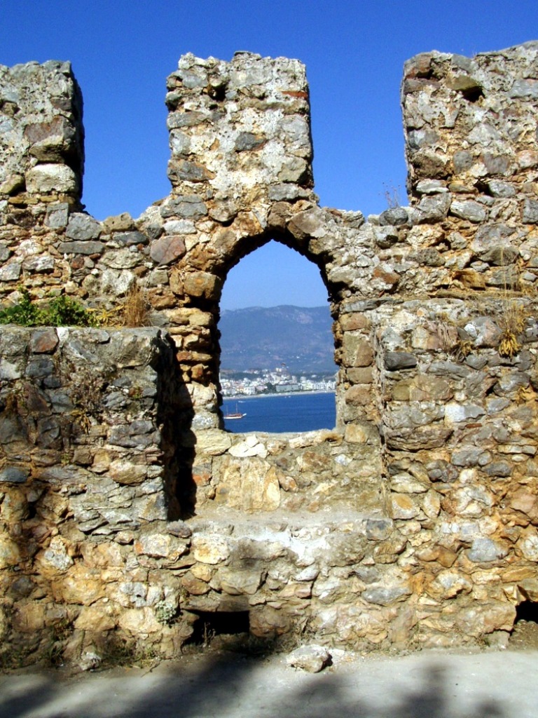 The Walls of Alanya Dockyard jigsaw puzzle in Castles puzzles on TheJigsawPuzzles.com