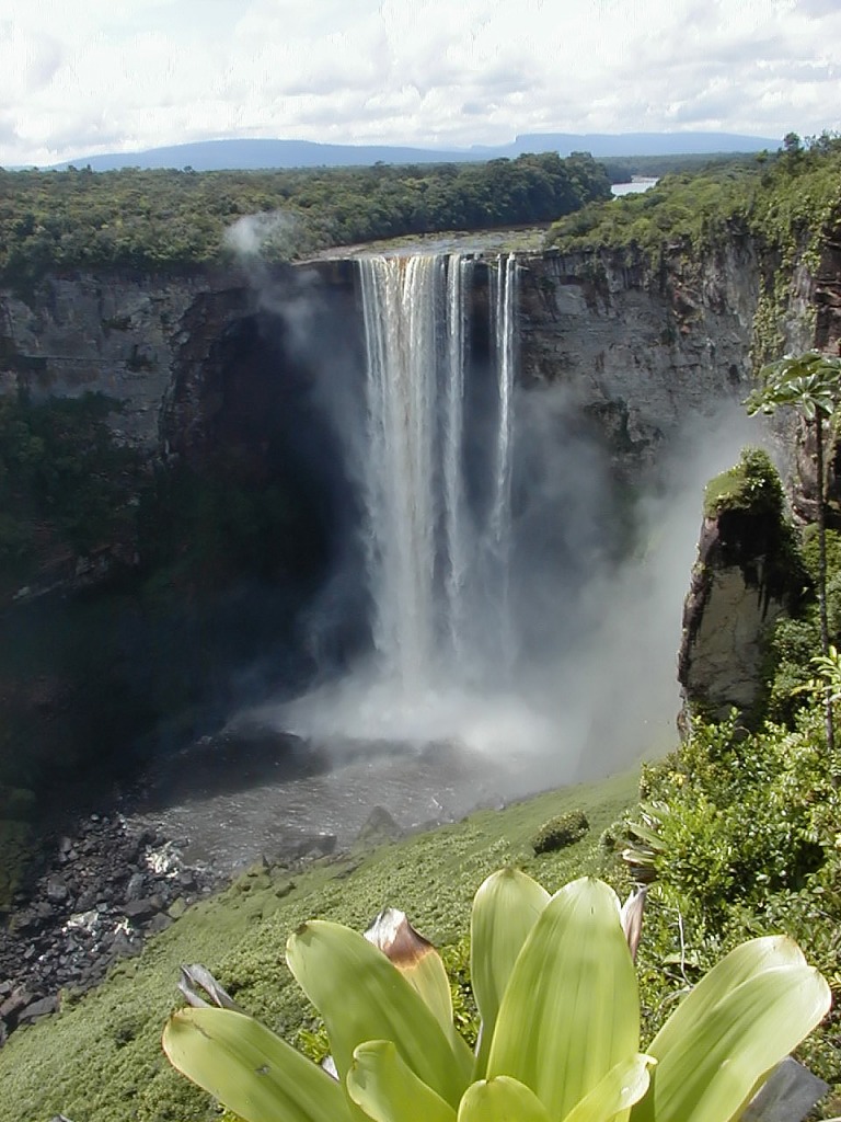 Cachoeira de Kaieteur, Guiana jigsaw puzzle in Cachoeiras puzzles on TheJigsawPuzzles.com