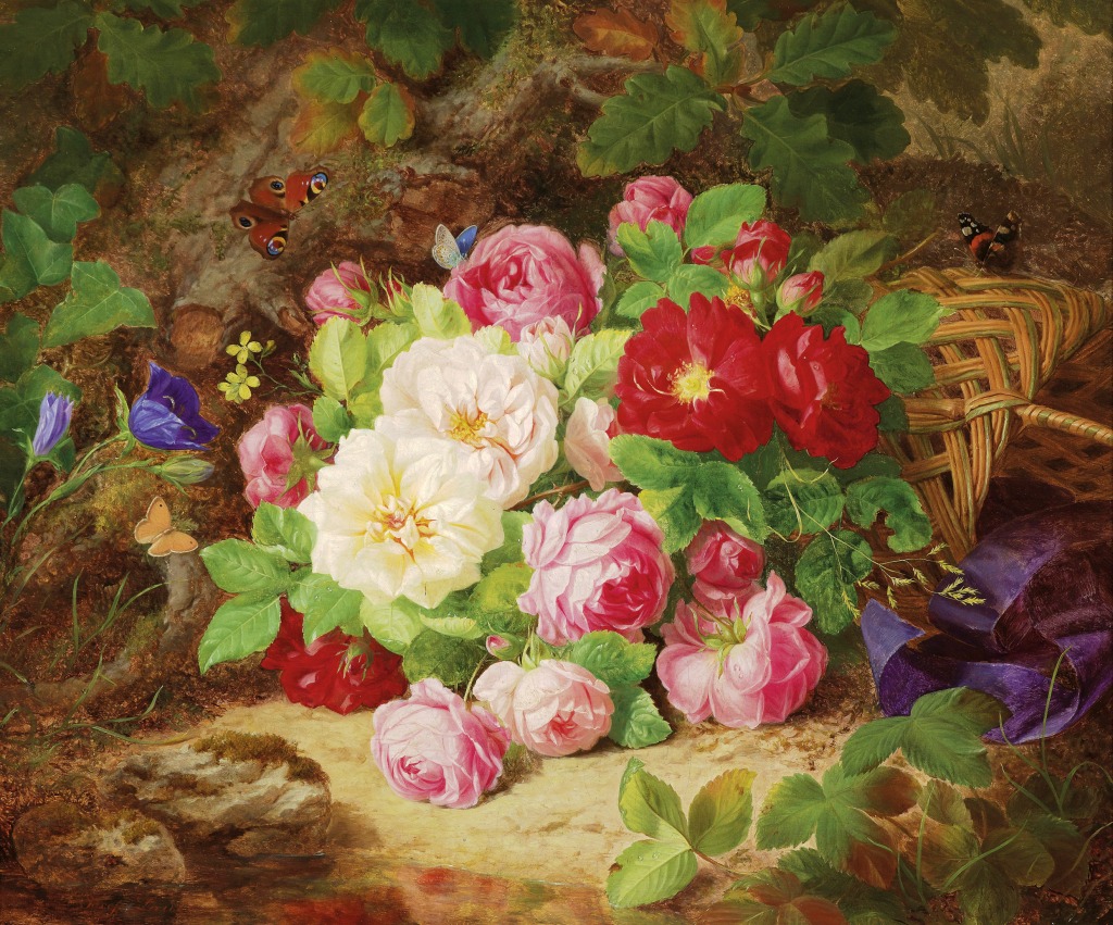 Still Life with Roses jigsaw puzzle in Flowers puzzles on TheJigsawPuzzles.com