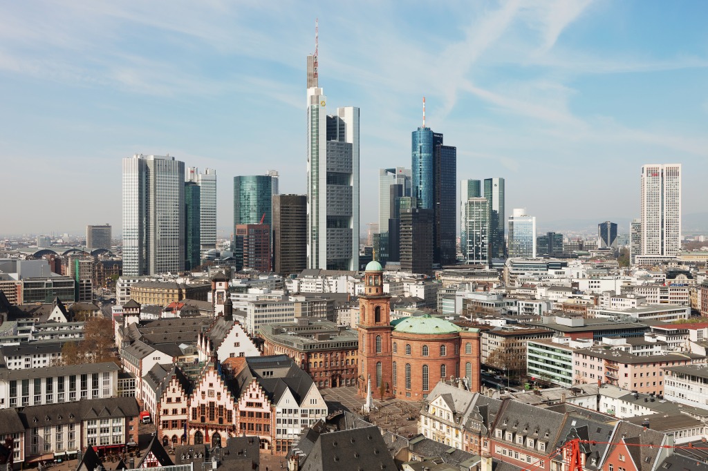 Frankfurt Historical City Centre and Skyline jigsaw puzzle in Great Sightings puzzles on TheJigsawPuzzles.com