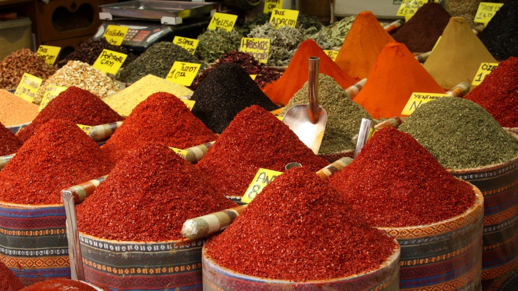 Spice Market in Istanbul jigsaw puzzle in Food & Bakery puzzles on TheJigsawPuzzles.com