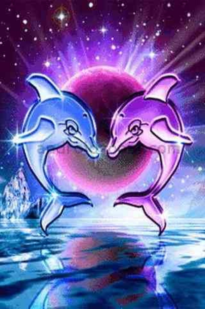 dolphins-gl jigsaw puzzle in william storm puzzles on TheJigsawPuzzles.com